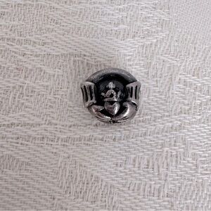 925 Sterling Silver Claddagh Charm Bead Reflection Beads Irish Celtic